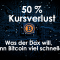 #Bitcoin - 50 Prozent Kursverlust - Was der Dax will, kann Bitcoin viel schneller