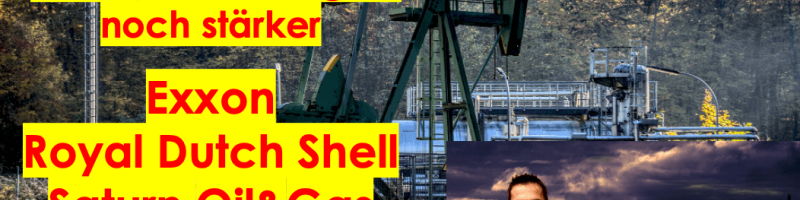 Erd&ouml;l hebt ab - Diese Aktien steigen noch st&auml;rker - Exxon Mobil, BP, Gazprom, Royal Dutch Shell, Saturn Oil & Gas