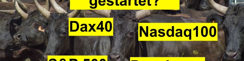 Jahresendrally gestartet? Dax40, DowJones, S&P 500, Nasdaq100, US Technologie 100, DAX Analyse & Prognose