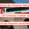 Riesen Verlust der Schweizer Nationalbank &ndash; 132 Mrd. CHF Franken verpufft & 13% Reserven vernichtet